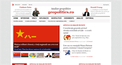 Desktop Screenshot of geopolitics.ro